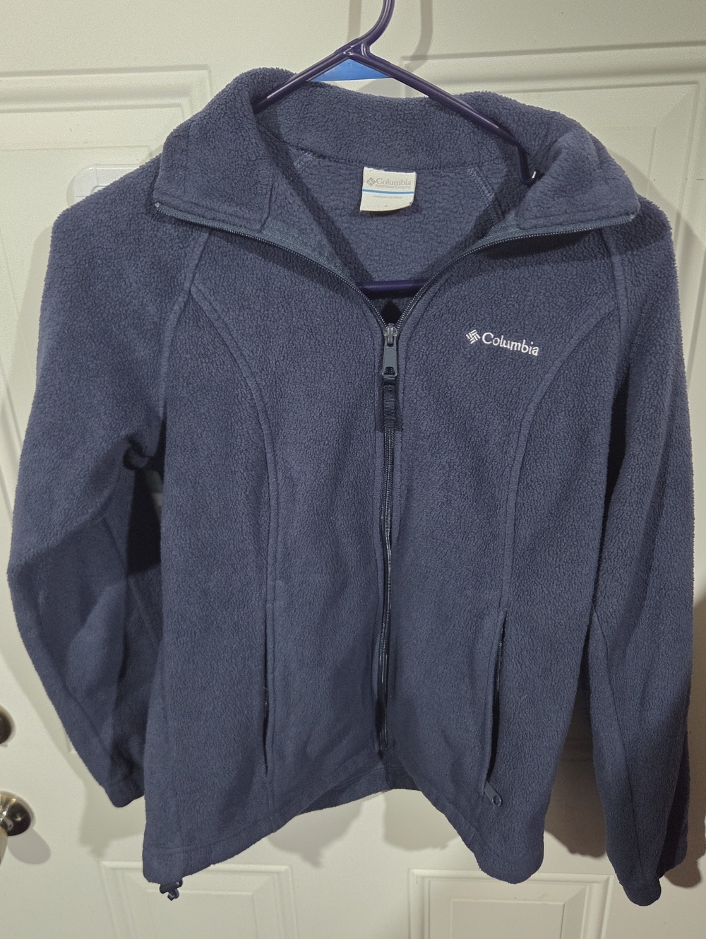Columbia Navy Women's Full-Zip Fleece Jacket